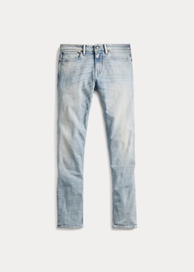 Ralph Lauren Faded Stretch Skinny Jeans Herre Danmark (PTYRH8450)